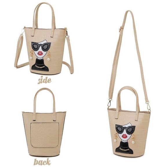 Bag Pebble Grain Domed Satchel - Picture 4 of 9